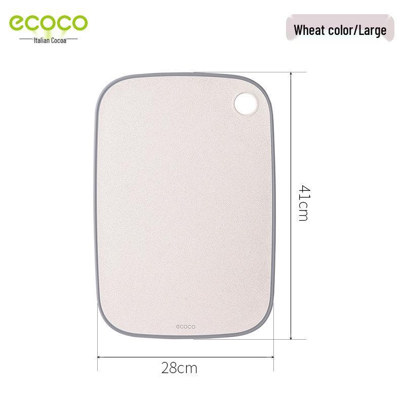 Antibacterial Wheat Straw Cutting & Chopping Board - Mold-Resistant Plastic Fruit Pad