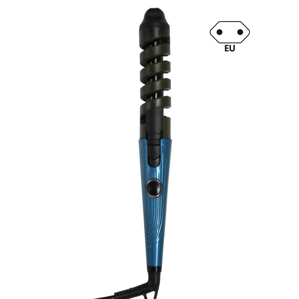 Women's with Helical Electric  divider  Anti-Burn Multi-Purpose Safe Hair Curling Iron for Home/Travel Hair Styling Tool