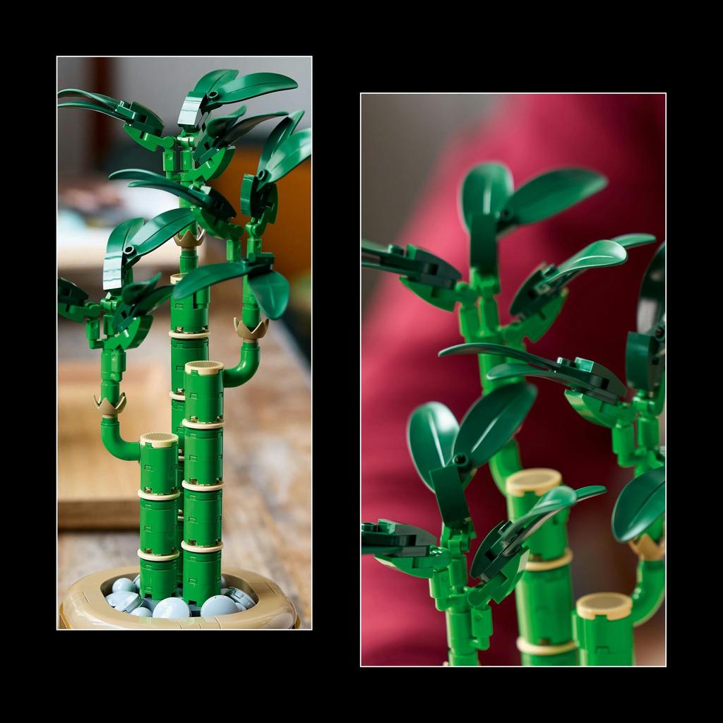 LEGO Botanical Lucky Bamboo Toy Birthday Present Block Valentine Men Women Houseplant Fake Green Interior Stylish Mother Father 10344