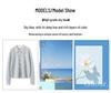 Women's Pure Cashmere Stripe Knit Polo Collar Cardigan Sweater - Autumn/Winter Long Sleeve