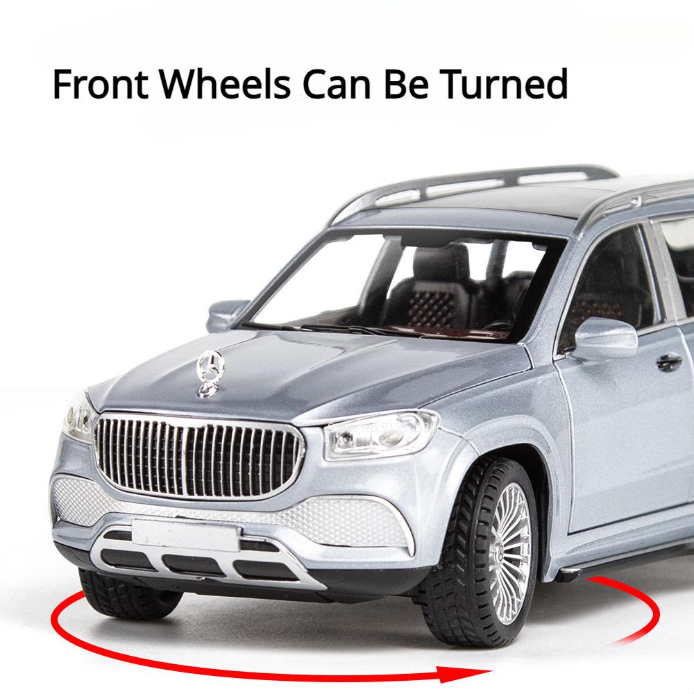 1:24 Skala GLS600 GLE350 Automodell Spielzeug Türen zu öffnen Sound Licht Stoßdämpfung SUV Modelle Sammlung Geschenke für Kind