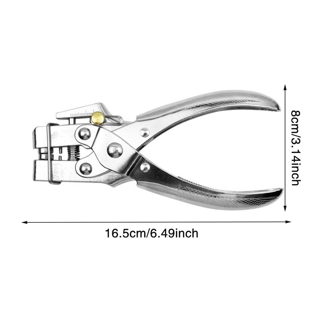 Professional Eyelet Hole Punch Pliers Kit 100 Eyelets Grommet Metal Tool for Fabric Leather Belts Canvas Shoes Punching Tools
