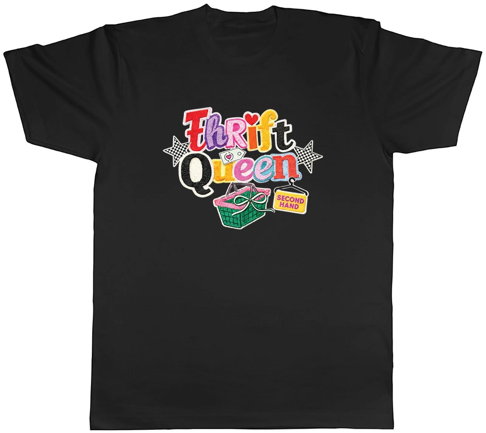 Thrift Queen Discount Bargain Shopping Mens T-Shirt Tee Gift Top XXXL