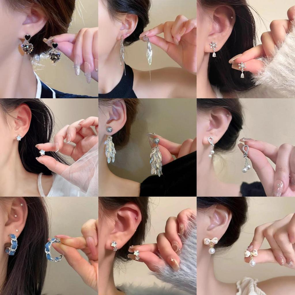 Chic and Unique High-End Mosquito Coil Disc Ear Clips: Sweet, Spicy, Elegant, and Cool Style Earrings