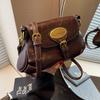 IELGY Retro One-Shoulder Underarm Bag Female Spring Fashion Simple Messenger Bag