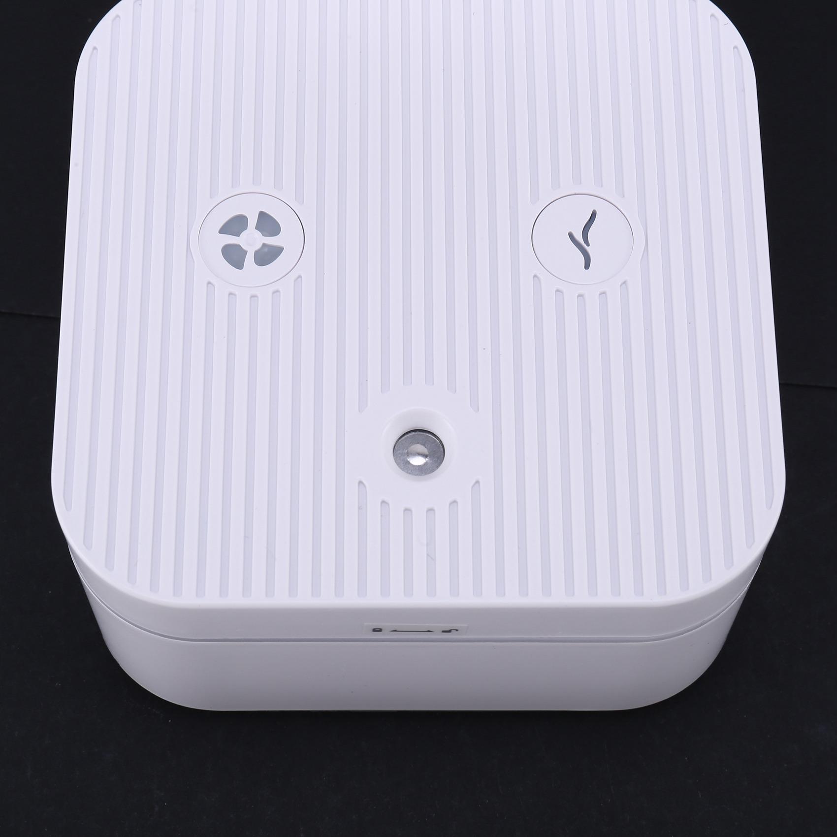 

3 In 1 Fan Humidifier USB Mute Small Fan Table Portable Fan Glowing Air Cooling Folding Humidifier білий