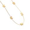 Korean Style Frosted Butterfly Necklace: Elegant, Simple, Versatile Gold-Plated Titanium Steel Design