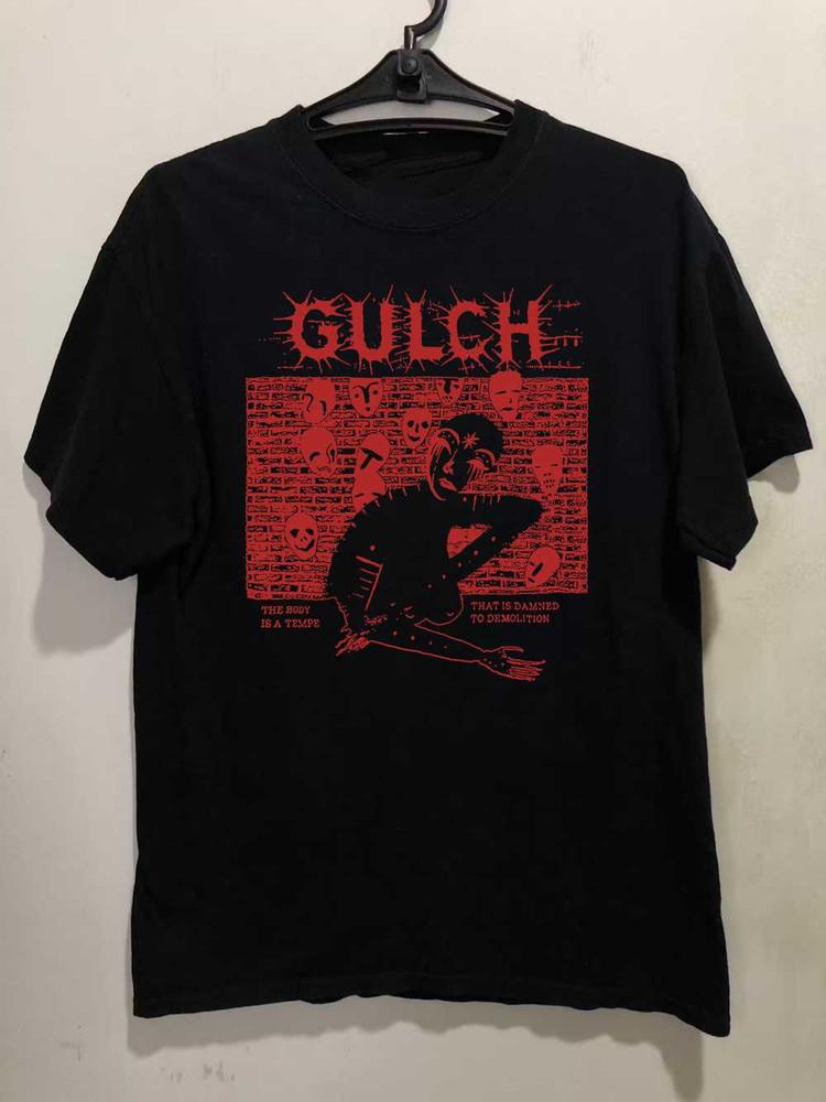 VTG Gulch Band Album Gift For Fans Heavy Cotton Black T Shirt S-5XL EN745 Unisex T-Shirt S