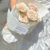 10pcs 58*58cm  Art Paper Waterproof Flower Waterproof 3D Relief Art Paper Flower  Valentine's Day Gift Packaging Kraft Papers Flower Shops Materials