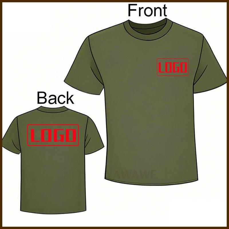 For men Photo Print Minimalist summer t shirt Your Image Text Here Short Sleeve Graphic Tailor made ONeck Solid Color tops