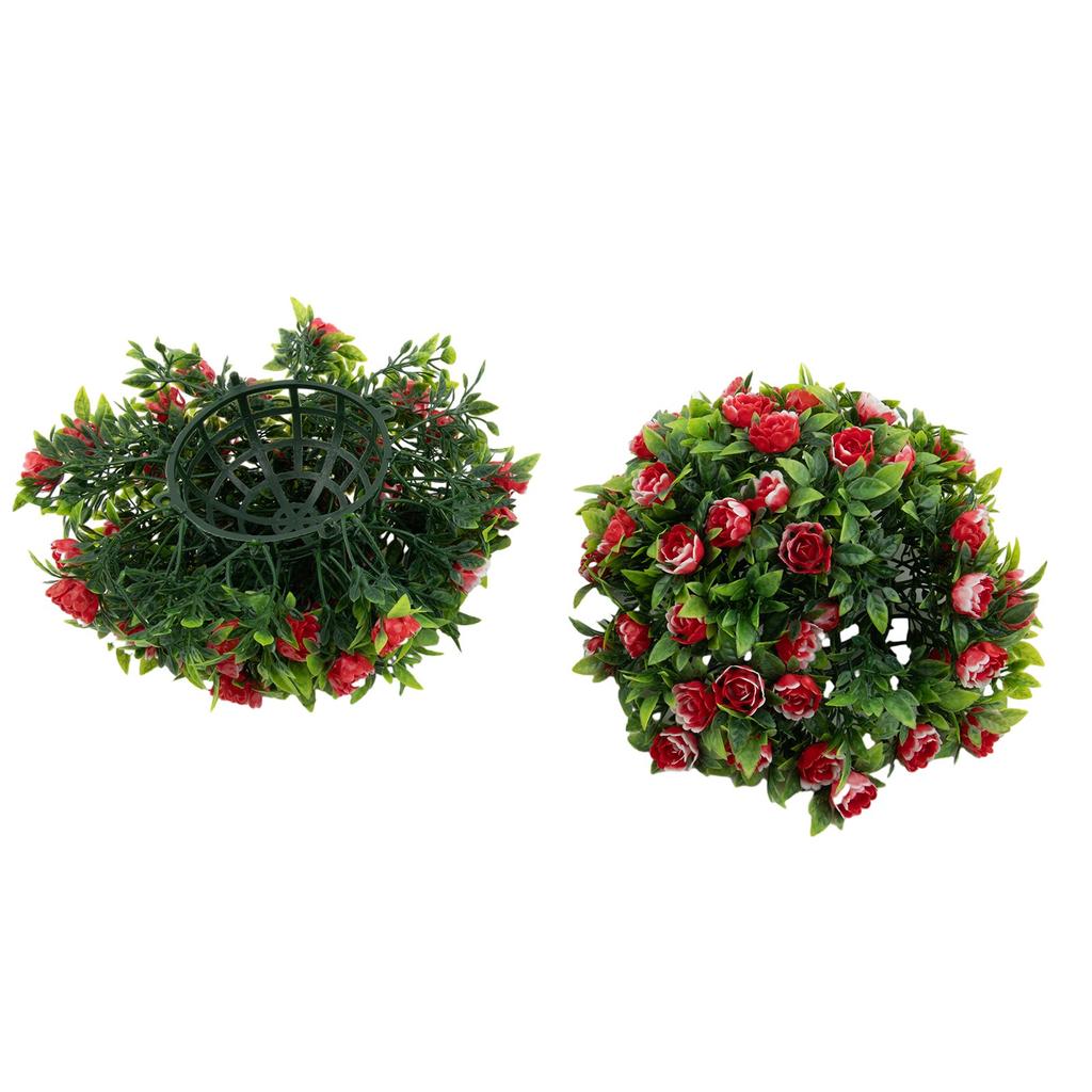 1 Stück 20cm/25cm Rose Künstliche Blumenkugeln Hochzeit Römische Säule Wegweiser Dekorationen Geburtstagsfeier Schöner Strauß