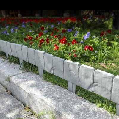 Zahradní obrubník Plastový dlážděný plot Rostlinný záhon Květinový záhon Okraj trávníku Okraj zahrady