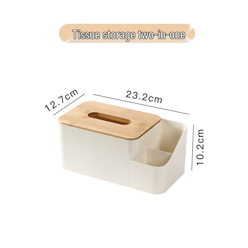 Xihe Horizontal Desktop Tissue Box Organizer