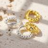 10pcs 20pcs Brass Twist End Bead Tip Double Holes Connector Rings End Cap Dia.5.3mm Necklace Bracelet Jewelry Making Accessories