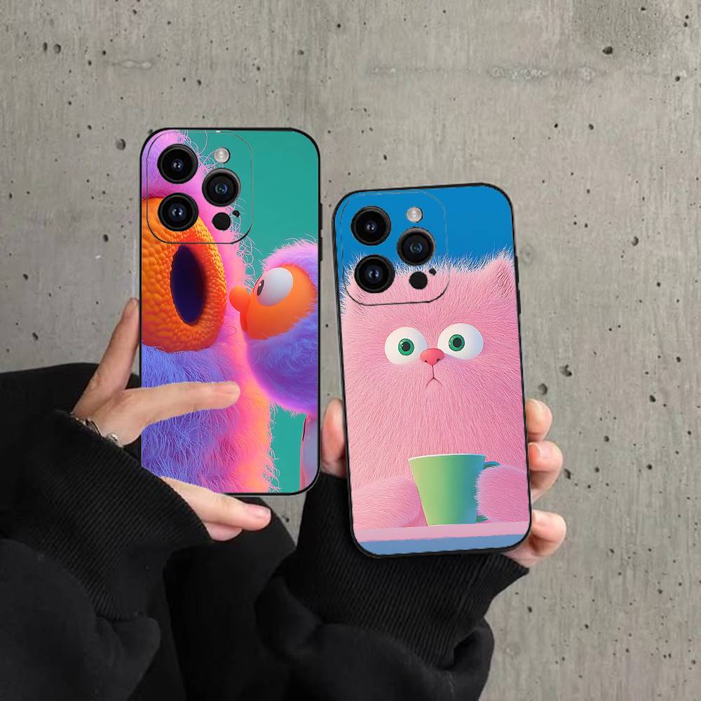 Cat Phone Case Phone Case For Iphone 17 16 15 11 13 14 Pro Max X Xr Xs Max 12mini Black Shell Cover Case