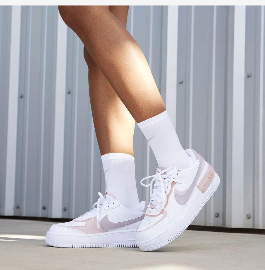 Nike Air Force 1 Shadow Women розовый/белый