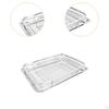 Oven Basket and Tray Easy Clean Oil Frying Baking Dish for Meat Seafood S Black