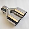 REMUS  Dual Exhaust Tip 3 Inch Inlet 3" Outlet 9.5" Long Tail Pipe Double Wall Polished 304 Stainless Steel