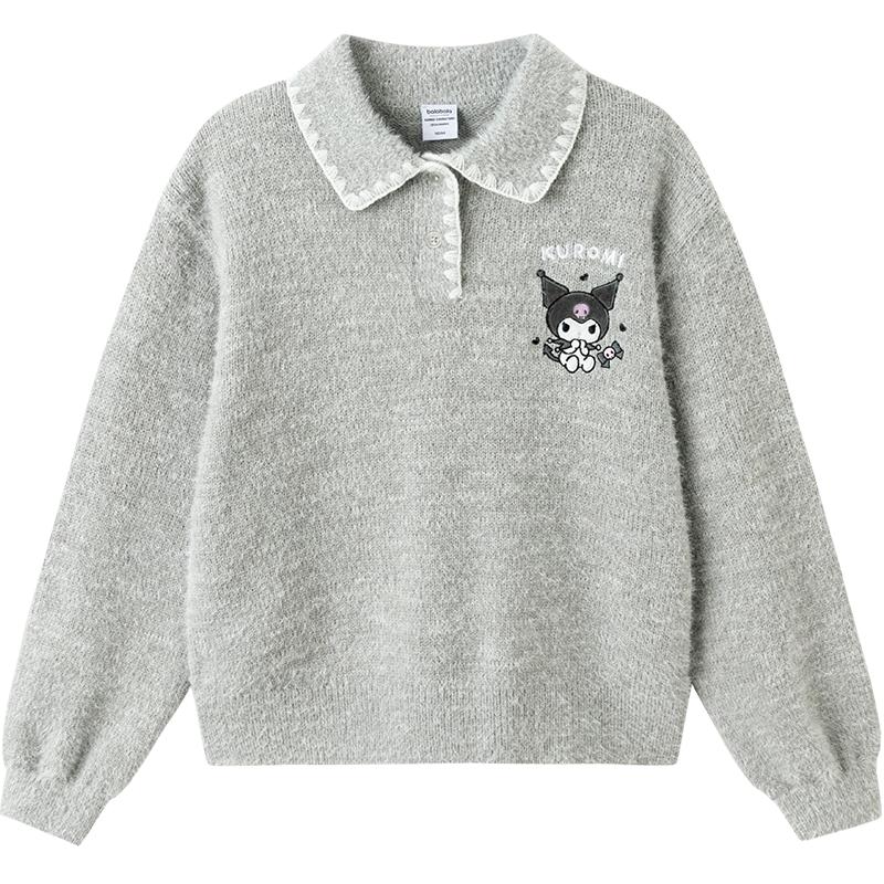 Balabala Girls' Hello Kitty Cartoon Sweater