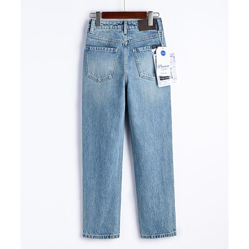 In stock! Women s Petite Straight-Leg Cigarette Pants - Bossa Turkish Fabric, Nine-Point Length. 30 синий