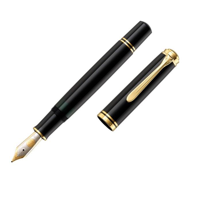 Souveran M1000 Fountain Pen, Black, Medium Nib