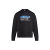 EA7 Letter Logo Pattern Printed Long Sleeve Sweatshirt Men Sweatshirt Black 6RPM60-PJ05Z-1200