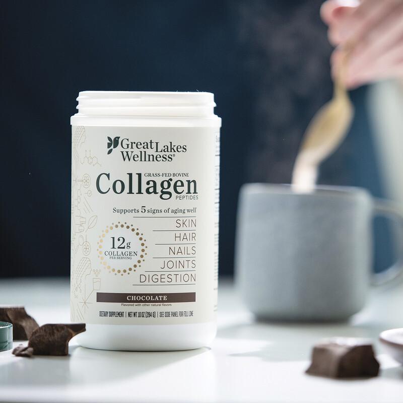 Grass-Fed Bovine Collagen Peptides, Chocolate, 10 Oz (284 G)