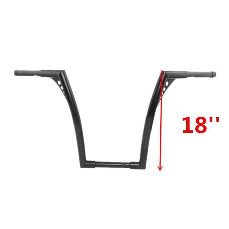 Manubrio Modificato per Moto Diametro 1-1/4 Pollici Per Sportster 883 Dyna 10/12/14/16/18 Pollici