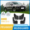 Peugeot 3008 Radschalen Schmutzfänger (2008-2015) - Leder