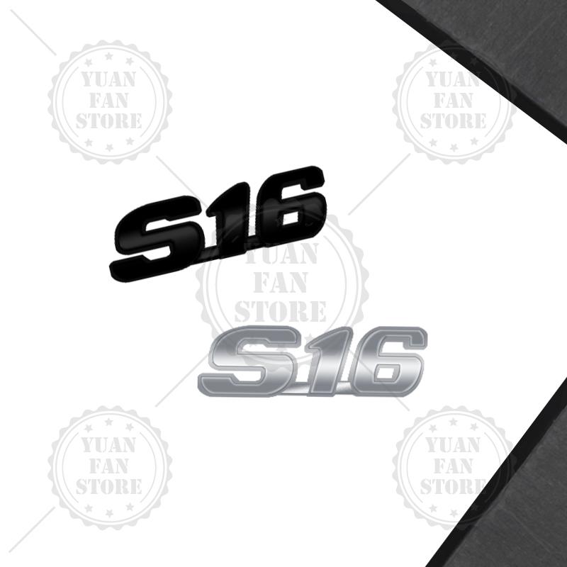 S16 Emblem Car Styling 3D Sticker Metal LOGO Badge For b444 106 206 306 309 207 208 308 108 508 RCZ RC GT Body Decoration 444b