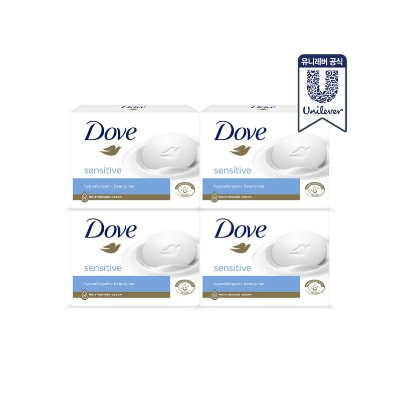 Dove Soap Bulk Sensitive Bar 135g (4 pcs)