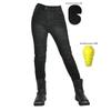 VOLERO Women's Casual Retro Stretch Motorcycle Jeans: Biker Pants for Racing & Anti-fall Protection