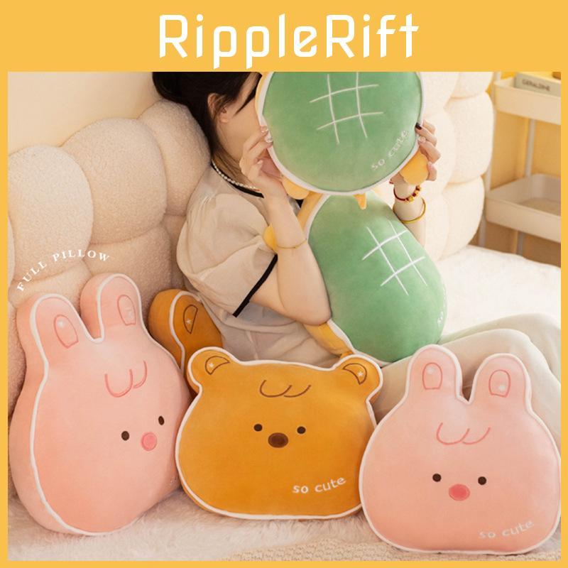 Bear Turtle Rabbit Plush Toys Stuffed Doll Cushions Bedroom Gift Decoration