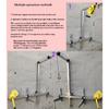 10/25m Air Conditioning Lifting Tool Folding Crane Lifting Bracket Manual Winch Assembly Air Conditioner Lifting Machine
