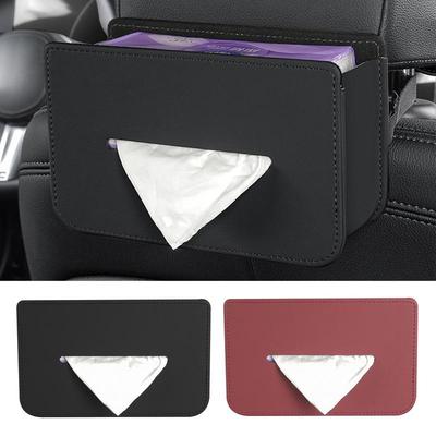 Držák na ubrousky do auta Opěrka hlavy Krabička na papírové kapesníky Taška na papírové utěrky do auta Krabička na ubrousky Úložná taška Organizér Na zadní sedadlo Opěrka hlavy auta