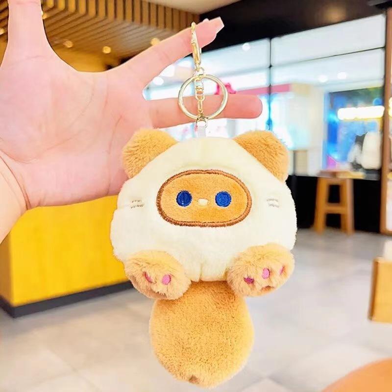 Pacha Dog Plush Doll: Cute Blush Heart Backpack Pendant, Cartoon Couple Gift