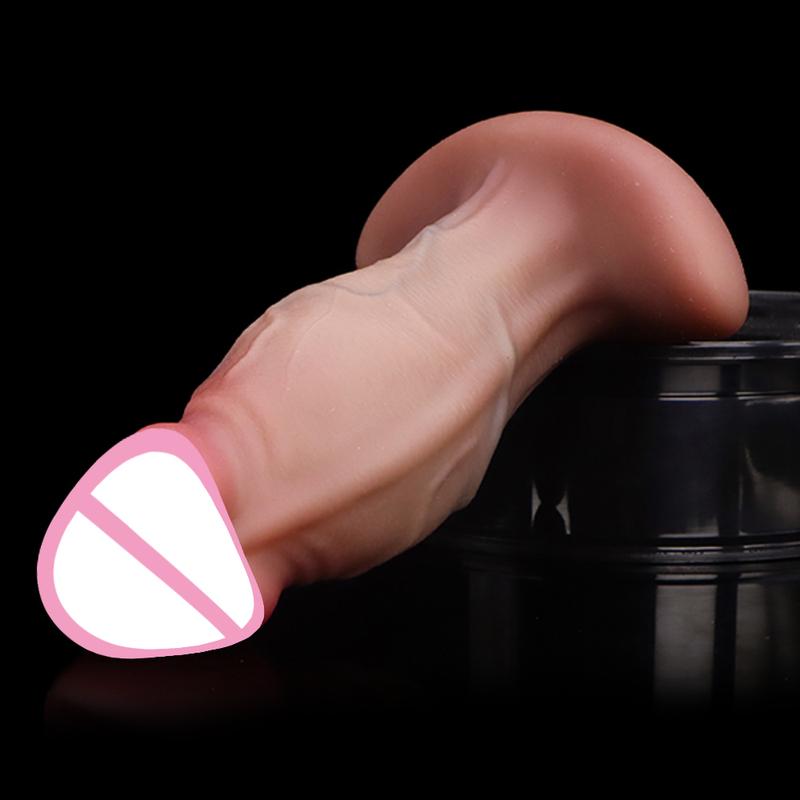 SML Anal Dildo Plug Sex Shop Women Men Realistic Glans Penis Wear Butt Plug Silicone Sex Toys Anal Plug Masturbators 18+