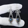 Natural Labradorite Gemstone Earrings, 925 Sterling Silver Earring, Handmade Boho Silver Jewelry Dangle Earrings, Mother's Day Gifts