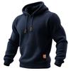 Men's Solid Color Sweatshirt Hoodie Men's Sports Large Size Casual Sweatshirt
