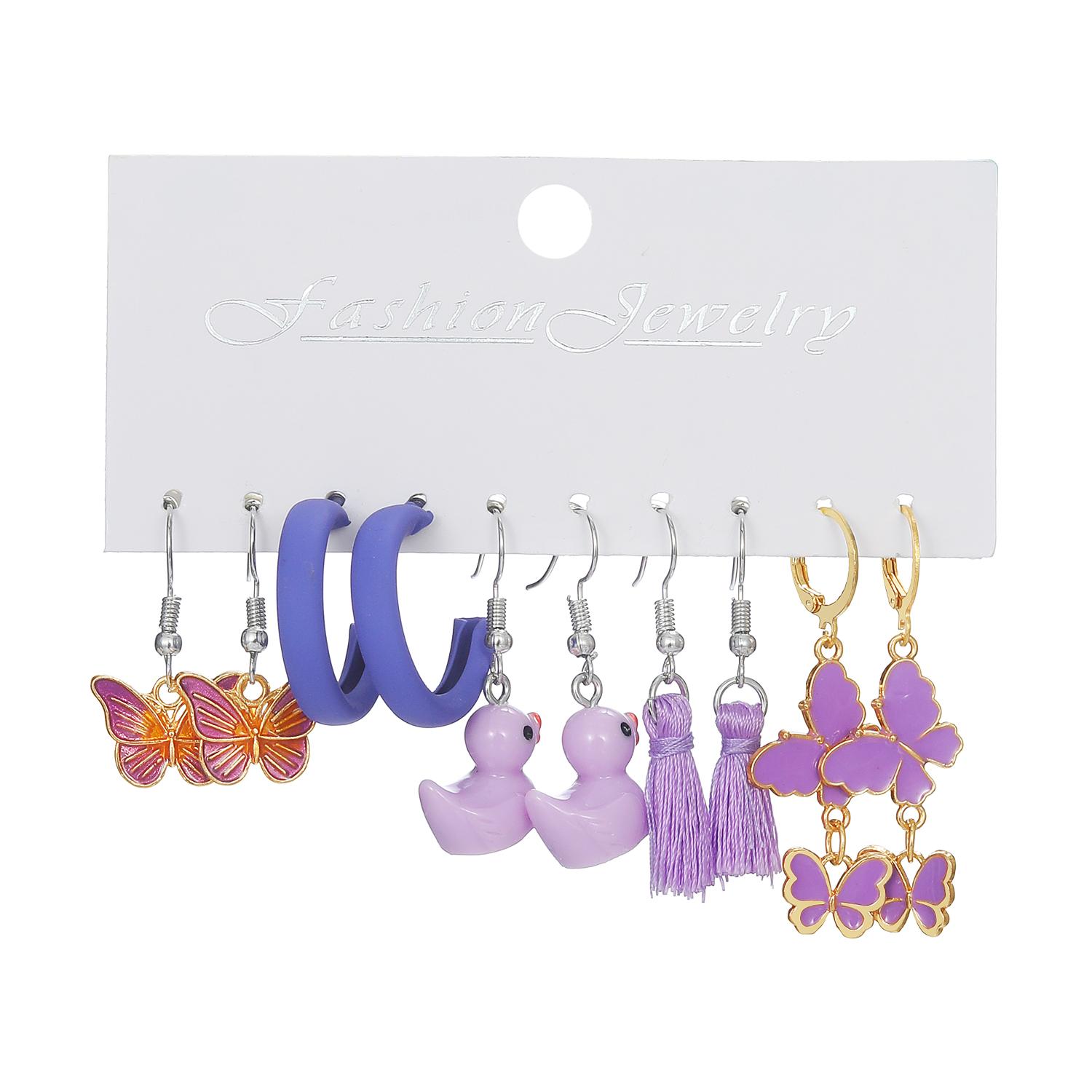 

Милый медведь, комплект розовых серег для девочек, студентов, кулон в виде бабочки и кролика, чай с молоком, серьги-русалочки, кулон, серьги с грибами, пандой, комплект аксессуаров D