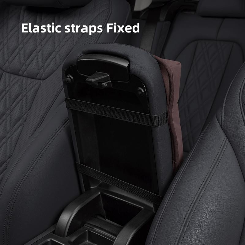 2026 Hot For Volkswagen VW Car Armrest Box Mat Arm Rest Support Cushion Soft Pad For VW GTI Rline Polo Golf Passat CC Tiguan Art