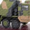 Bingyue HQ-9 Air Defense Missile Vehicle Alloy Model
