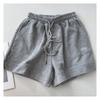 Women Comfortable Loose Wide-Legged Drawstring A-word Pants High Waist Casual Fashion Versatile Sports Shorts