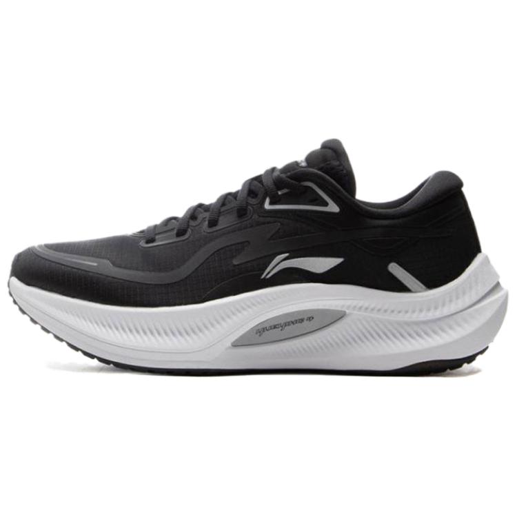 New LiNing Yueying 4 Anti-Slip Wear-Resistant Low-Top Casual Running Shoes Women's Black White ARHV004-6
