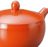 Red clay teapot Y938 bowl-shaped