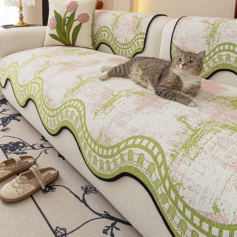 Chenier Special-Shaped Sofa Cushion Is Universal In All Seasons  New High-End Non-Slip And Anti-Cat Scratch One-Piece Seat Cushion