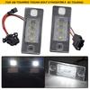 12V LED License Number Plate Light Lamp White For VW Tiguan 09-12 Golf 5 Touareg Passat B5.5 Car Accessories