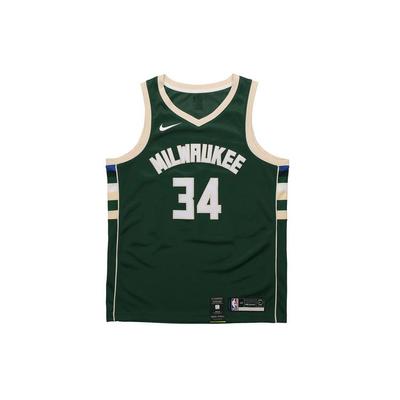 NBA Milwaukee Bucks Γιάννης Αντετοκούνμπο #34 Φανέλα Μπάσκετ Έκδοση Οπαδού Ανδρική Φανέλα Έλατο-Πράσινο 864489-323