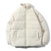 Men's Autumn/Winter Stand-up Collar Cotton Puffer Jacket - Trendy Outerwear for Couples