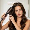 Fast Heated Round Brush Ceramic Fast Styling Comb with LCD Display One Step Hair Straightener Curler Brush